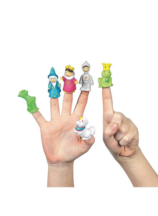 Fairy Tale Finger Puppet Party Favors (24 Assorted Characters) Kings Knights Wizards