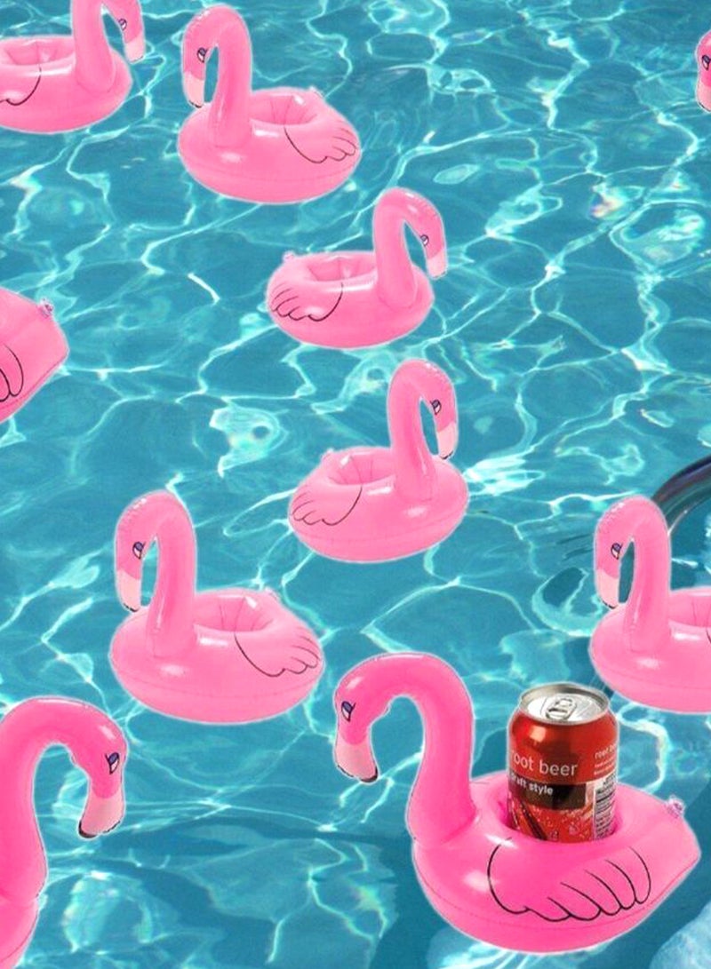 Inflatable Flamingo Drink Holder Swimming Pool Float