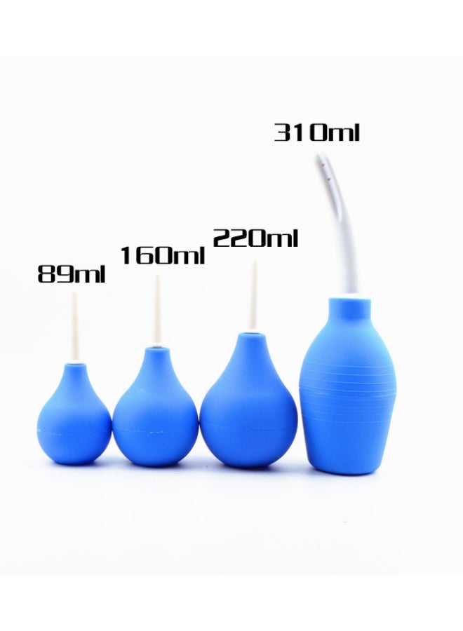 Enema Ball Syringe Medical Rubber Enema Female Enema Irrigator Female Hygiene Enema Enema Cleaner Enema Aleaner Blue (160ml)