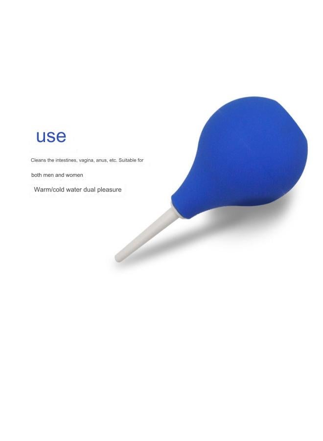 Enema Ball Syringe Medical Rubber Enema Female Enema Irrigator Female Hygiene Enema Enema Cleaner Enema Aleaner Blue (160ml)