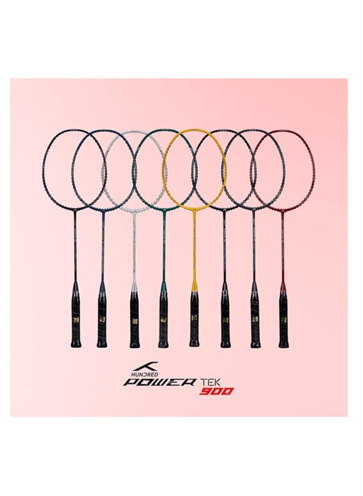 POWERTEK 906 badminton Racquet with Cover (Size: Standard, Grip Size: 3 1/4 inches ) | Powertek 900 Series | Weight: 84 gram