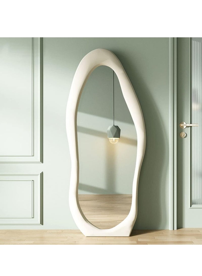 Mango Shaped Full Length Dressing Mirror White 60x160 CM