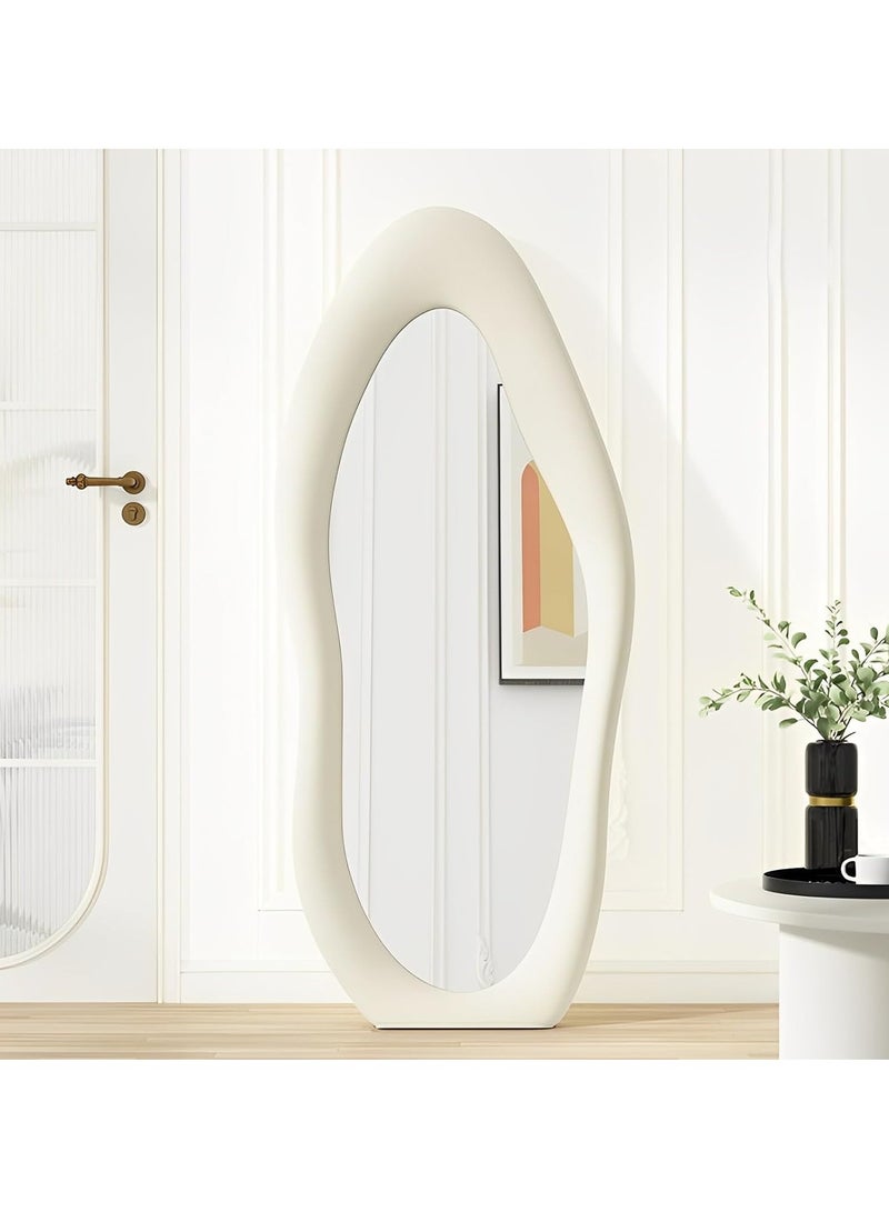 Mango Shaped Full Length Dressing Mirror White 60x160 CM