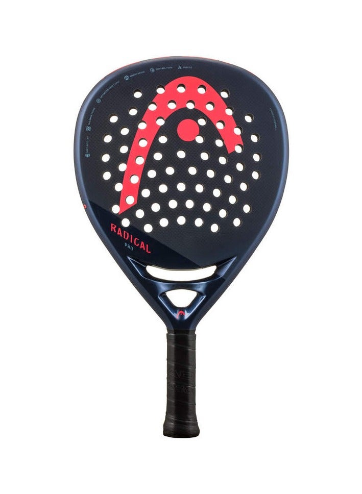 HEAD Radical Pro Padel Racquet | For Advanced Intermediate players | Teardrop shape