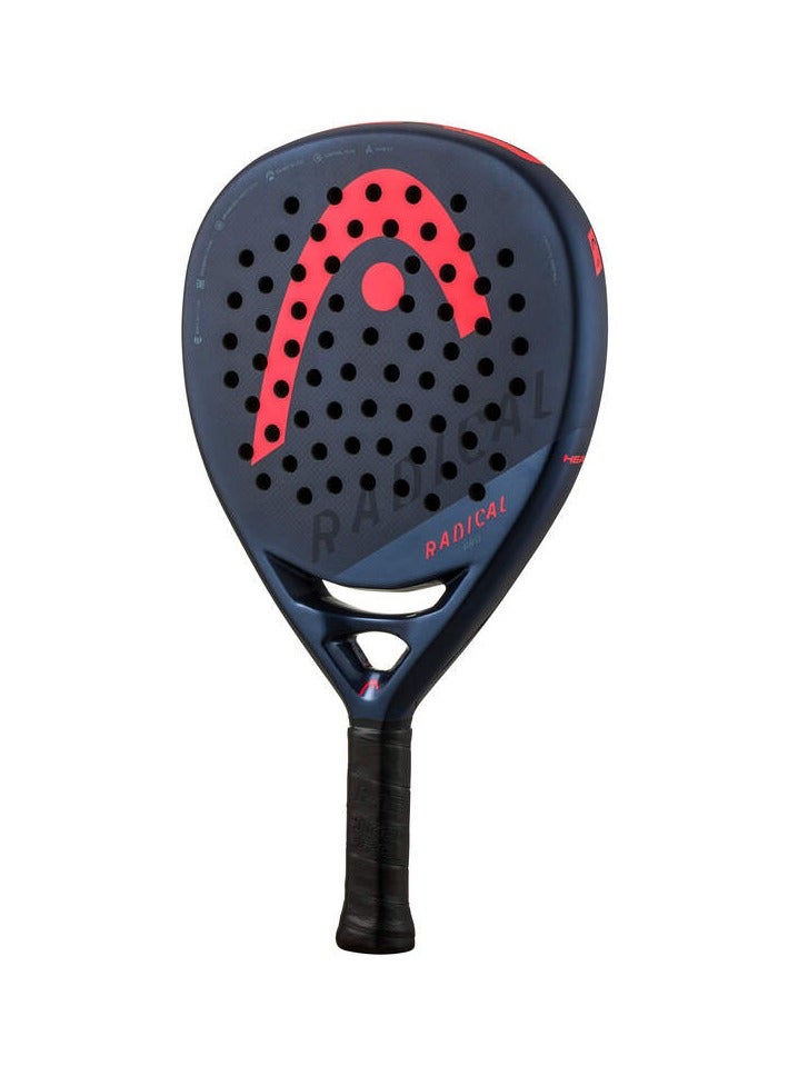 HEAD Radical Pro Padel Racquet | For Advanced Intermediate players | Teardrop shape