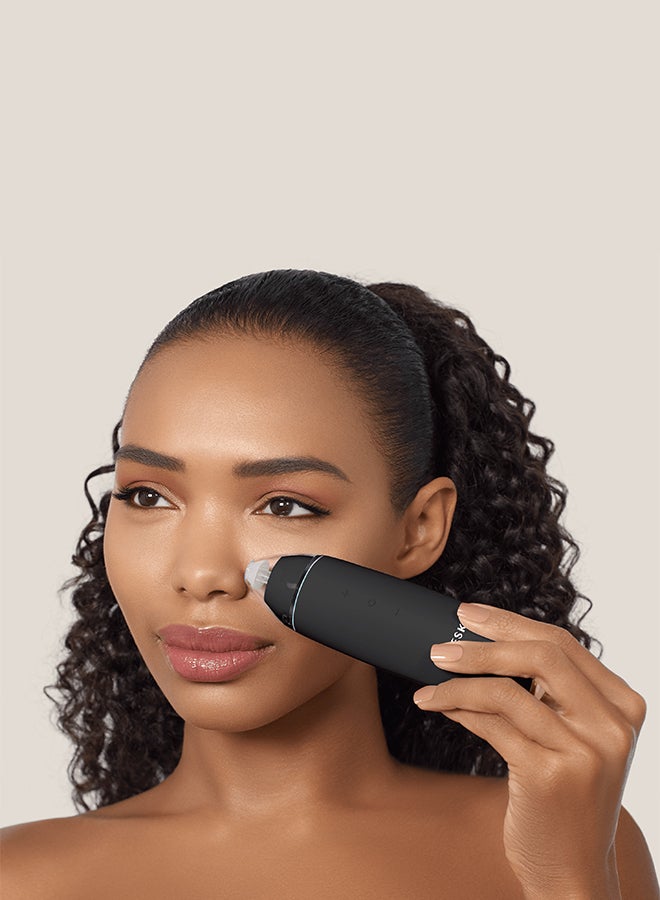 GESKE SmartAppGuided MicroDermabrasion Blackhead Remover | 7 in 1 | Blackhead Remover | Electric Pore Cleaner | Innovative Vacuum Cup | Beauty Tool | Skin Cleansing Device | Skincare Device