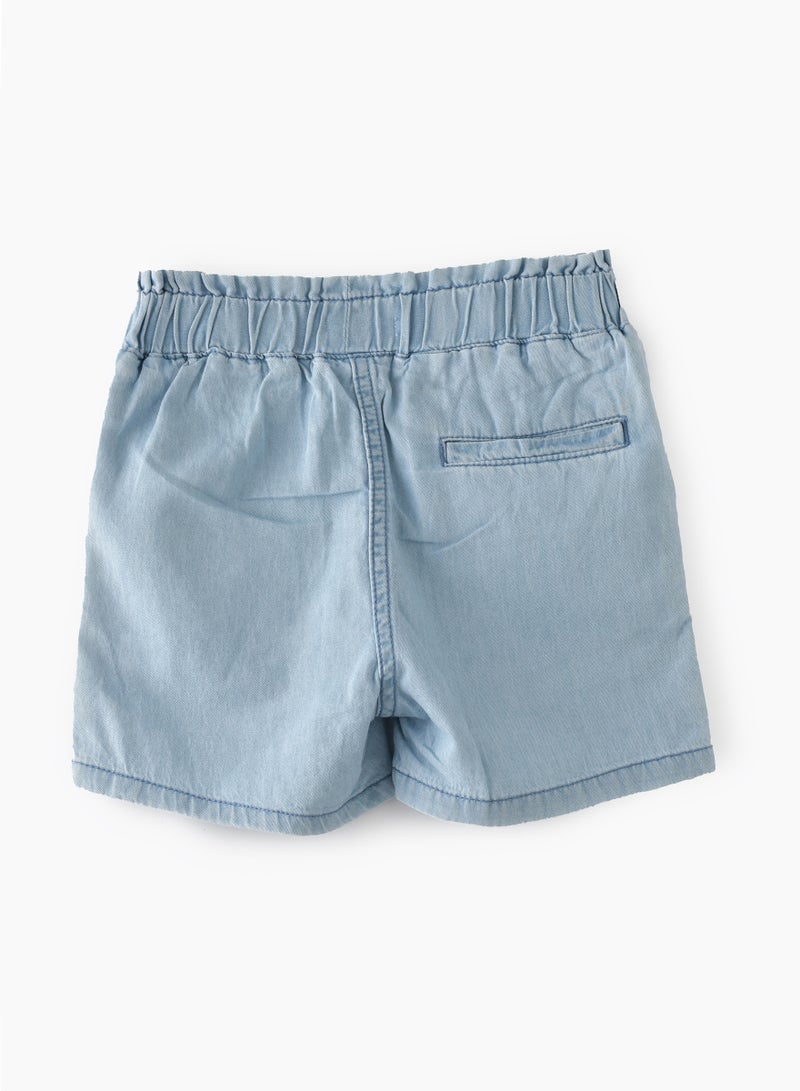 Sunshine Sprints: Girls' Soft Shorts Playful Comfort & Summer Adventures