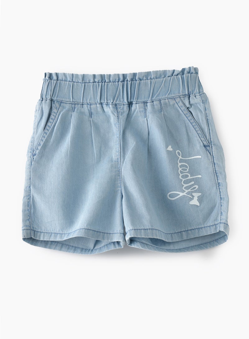 Sunshine Sprints: Girls' Soft Shorts Playful Comfort & Summer Adventures