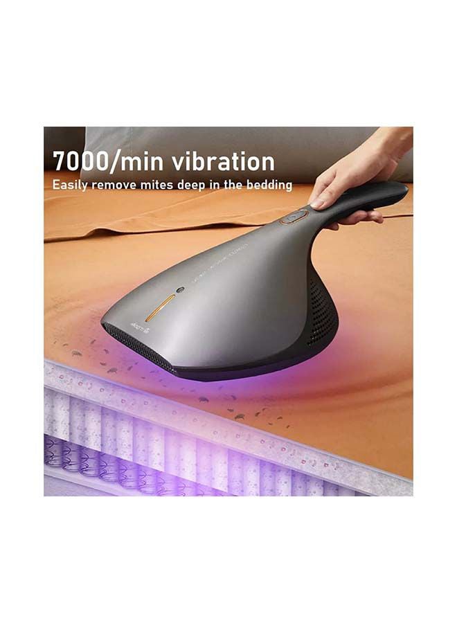 Dust Mite Vacuum Cleaner 13Kpa Powerful Lightweight Handheld Wired Hepa Filter And UV Sterilization Vacuum Controller For Bed 0.2 L 450 W EX-919 Grey