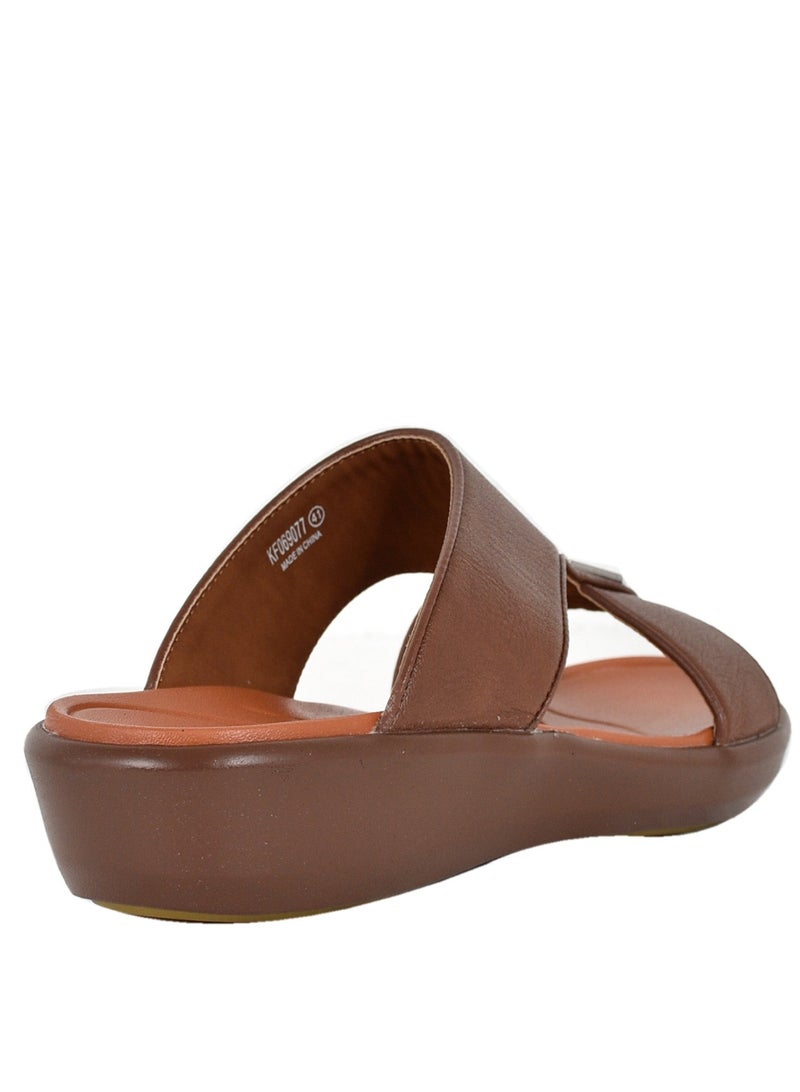 Mens Ferrini Arabic Sandals Brown