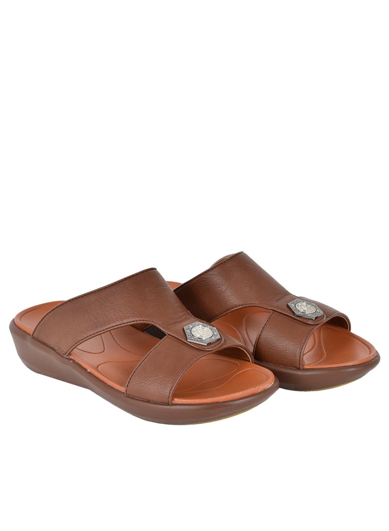 Mens Ferrini Arabic Sandals Brown