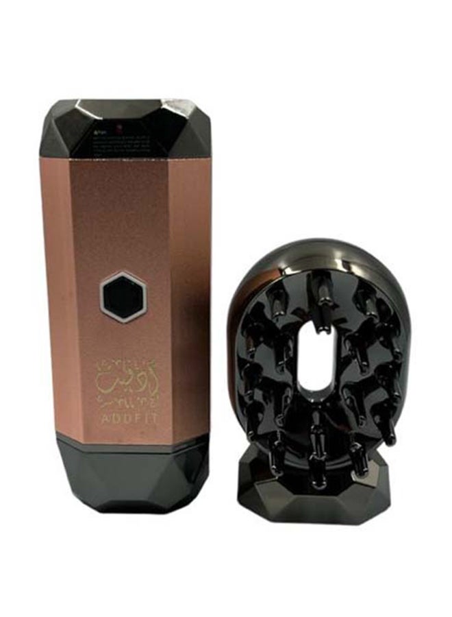 Electric Hair Comb Set Bukhoor Incense Burner Comb And Incense Brown 10x5x5cm