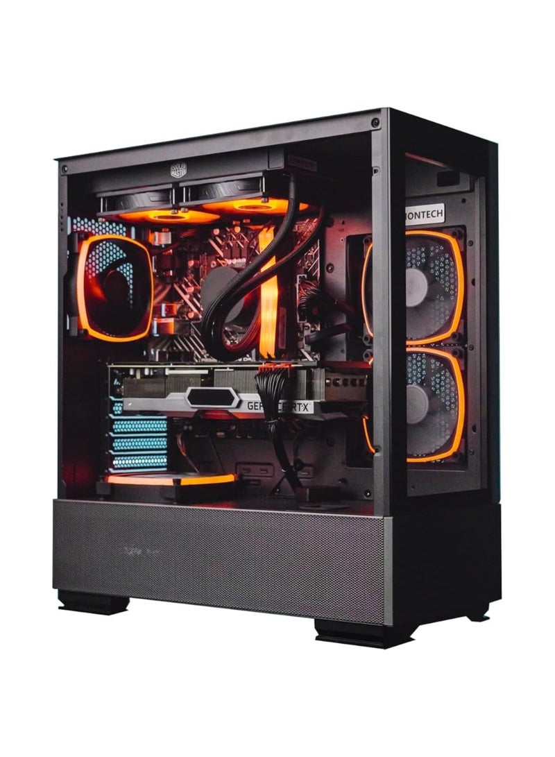 Manifesto Gaming PC - Intel Core i5-12400F  Processor, 6 Cores & 12 Threads, DDR5 16GB (2*8) Ram, Nvidia GeForce RTX 3050 OC Edition 8GB GDDR6 Graphics Card, 1TB NVMe M.2 SSD, 2 Fan AIO Liquid Cooler, 500W Standard Power Supply, Windows 11 Pro | Wi-Fi