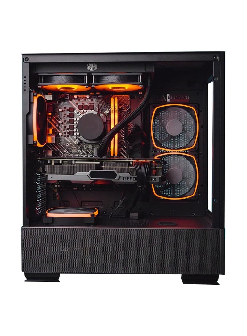 Manifesto Gaming PC - Intel Core i5-12400F  Processor, 6 Cores & 12 Threads, DDR5 16GB (2*8) Ram, Nvidia GeForce RTX 3050 OC Edition 8GB GDDR6 Graphics Card, 1TB NVMe M.2 SSD, 2 Fan AIO Liquid Cooler, 500W Standard Power Supply, Windows 11 Pro | Wi-Fi