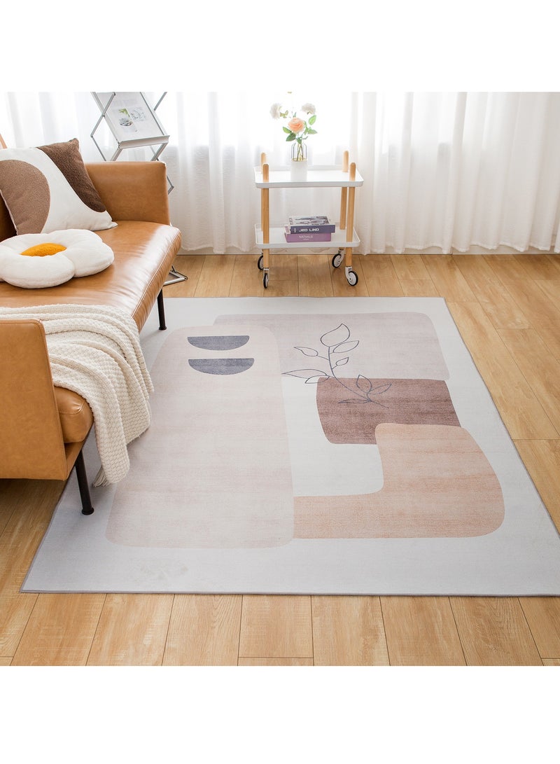 Modern Style Area Rug Non-Slip Super Soft Touch Living Room Bedroom Kitchen Decoration Of Carpet Floor Rug Rectangular 200x300cm