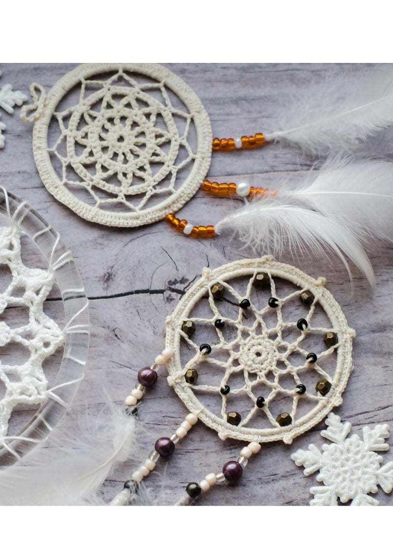 11.8 Inch Wooden Bamboo Embroidery Hoops - 12 Pcs Cross Stitch Supplies, Easy to Loosen/Tighten for Artistic Crafts and Sewing Projects, Perfect for Floral Designs and Creative Embroidery.