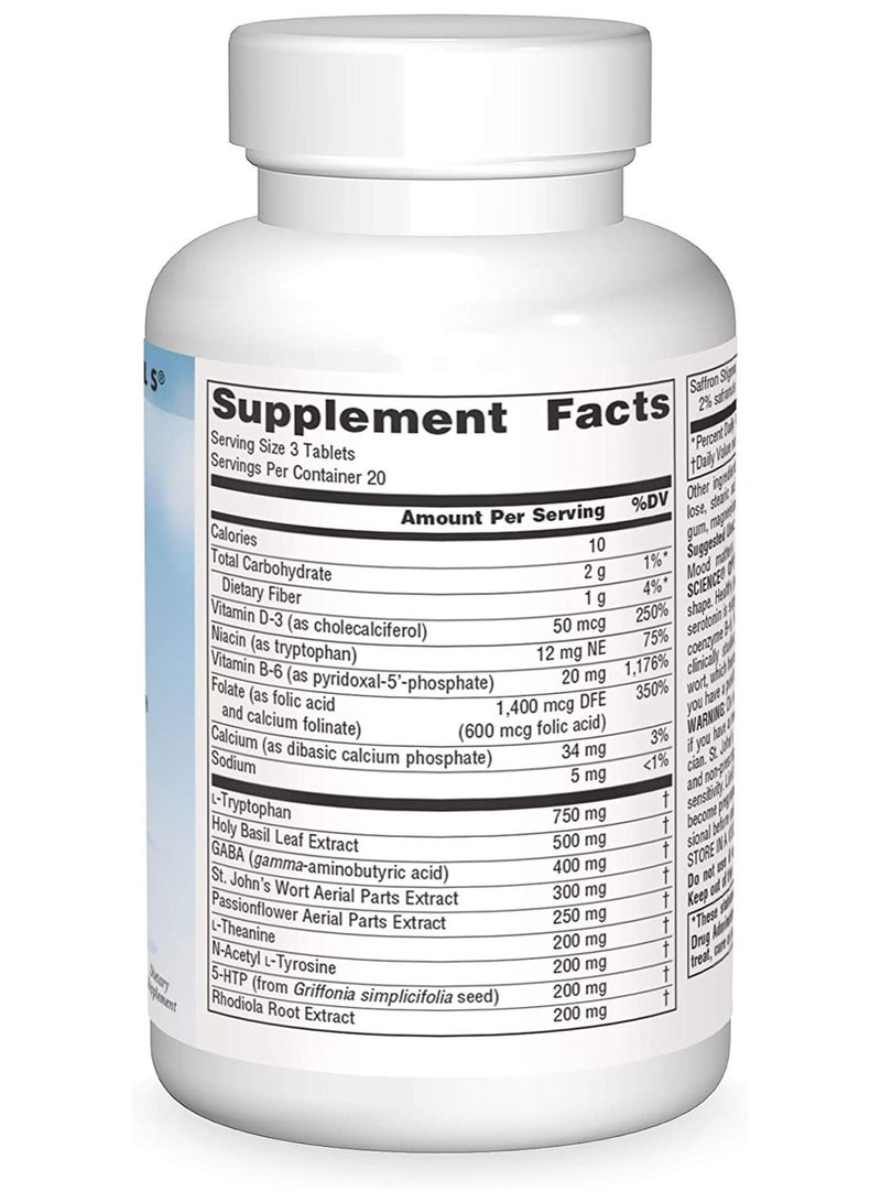 Source Naturals Serene Science Optimistic, 60 Tablets
