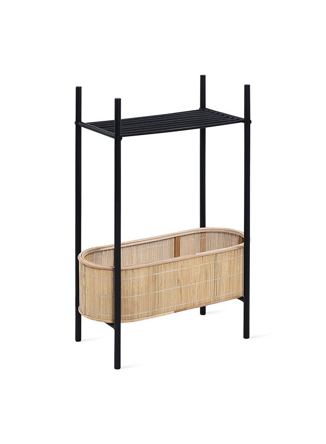 Century Plant Stand Black/Beige 51x78 cm