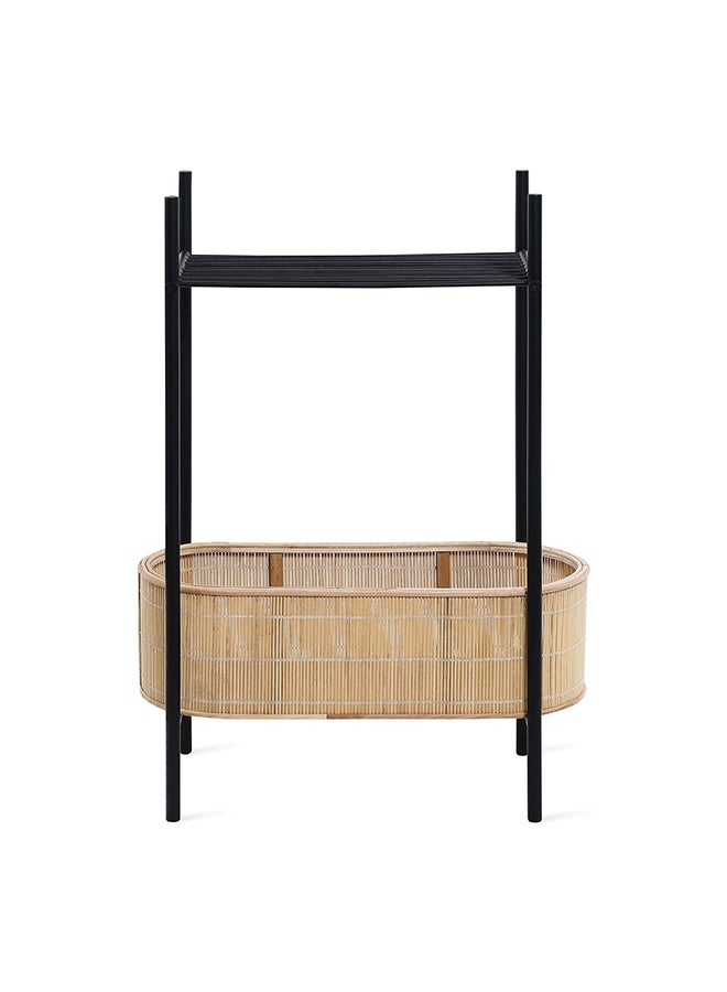 Century Plant Stand Black/Beige 51x78 cm