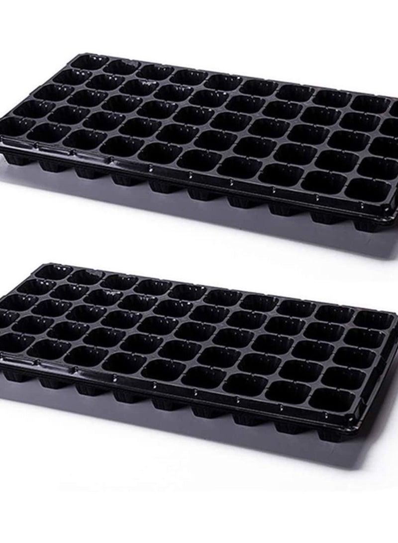 Plastic Seedling Trays 50 Cells Transplant Trays Set Of 10 Trays Per Pack