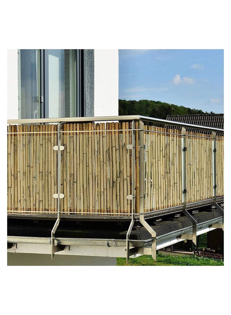 Pack Of 20 Natural Thick Decoratiev Bamboo pols 100cm Tall Garden Floral Plants Flowers Vine Support Bamboo Rod Support Sticks Eco-Friendly