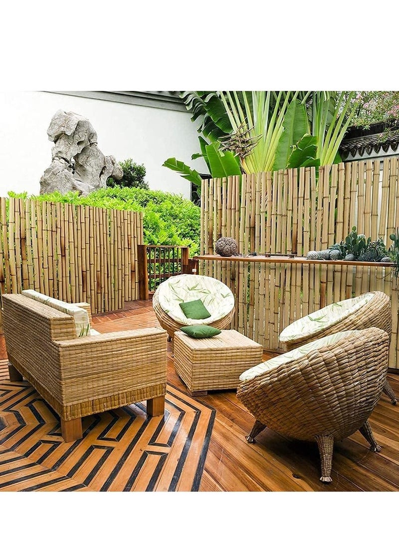 Natural Thick Bamboo Stakes Tall Garden Plant Stakes Flowers Vine Plants Support Garden Canes Poles Stakes Bamboo Rod Support Sticks 10pcs