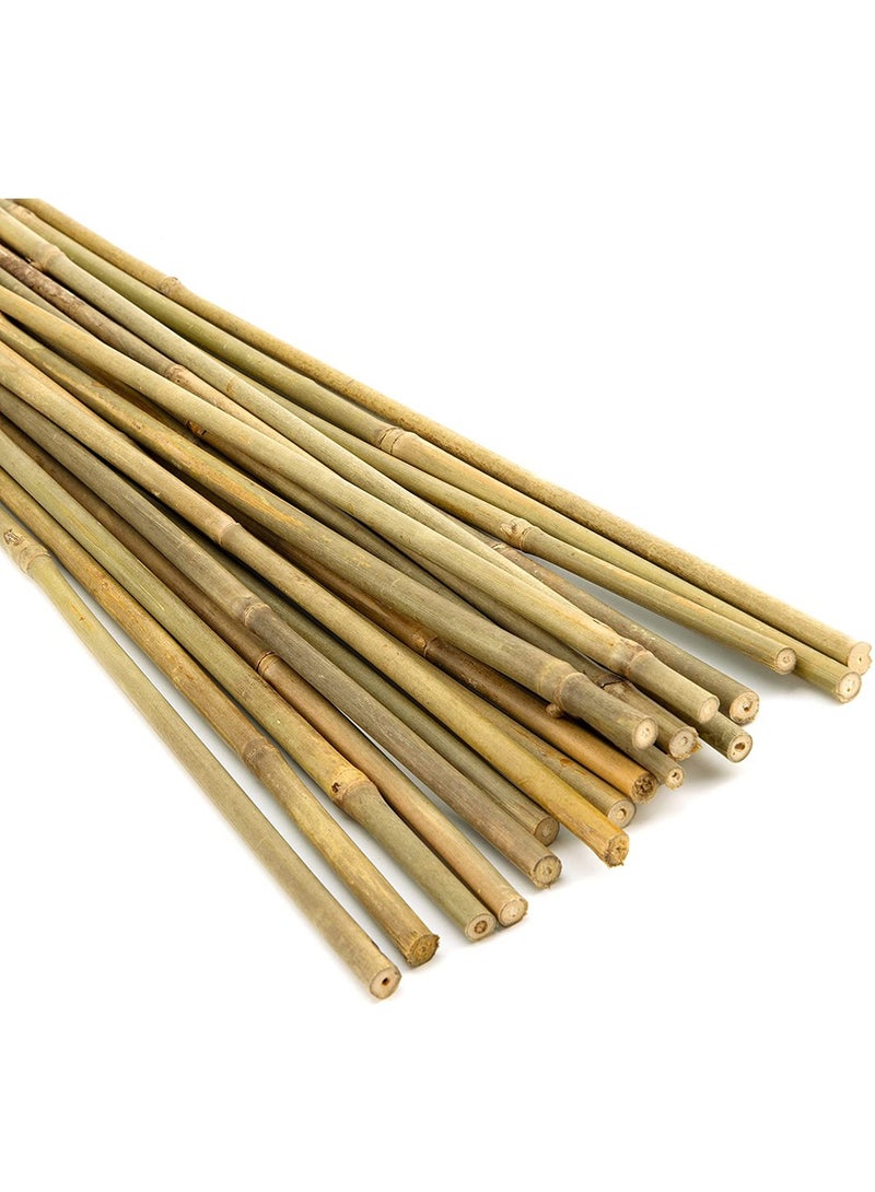 Natural Bamboo Poles Bamboo Stake For Plant Support 120cm Bamboo Garden Poles Strong Gardening Sticks Bamboo Poles For Indoors or Outdoors 10pcs