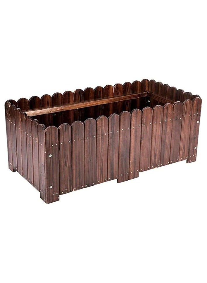 Wooden Flower Pot Elegantly Crafted Wood Planter for Indoor & Outdoor Gardens Vintage Charm with Modern Durability Perfect For Flowers Herbs & Small Trees