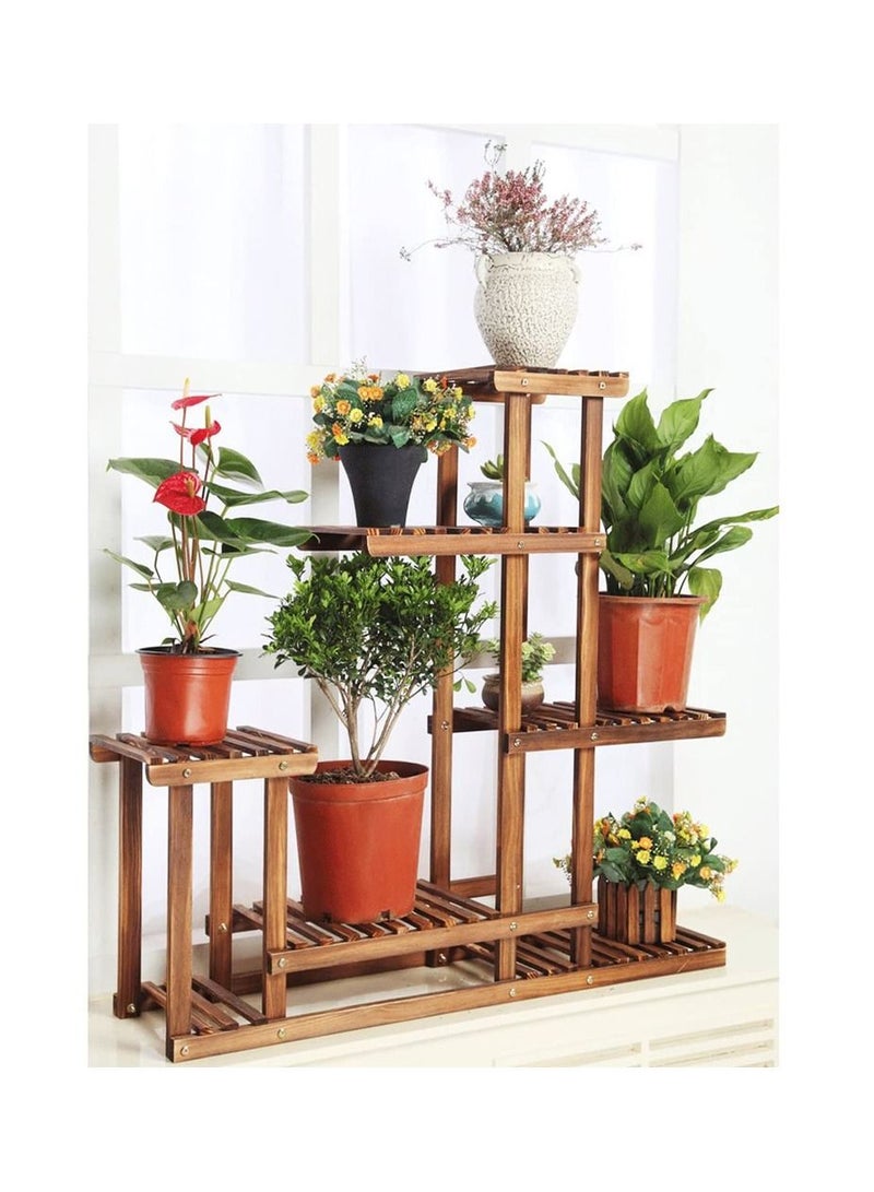 FFD Wooden Flower Display Stand Rack Plant Pots Holder Book Shelf Multilayer Storage Organizer Towel Holder Decorative Garden Item