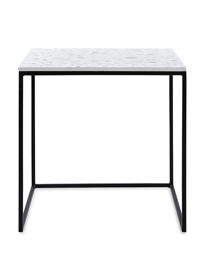 Mabel Plant Table Black/Beige 35x36 cm