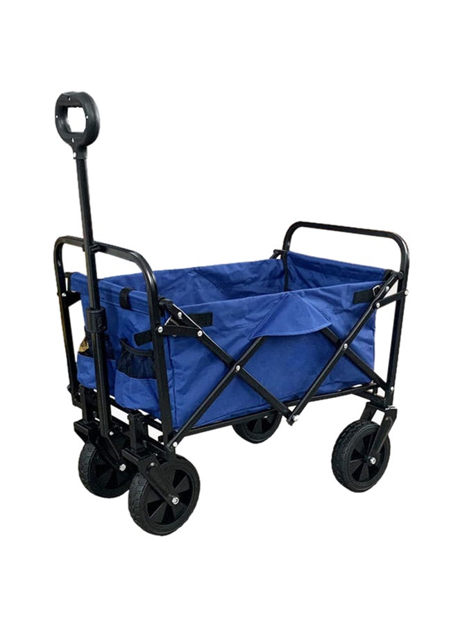 Folding Wagon  For Outdoor Utility Blue/Black 87x72x40cm