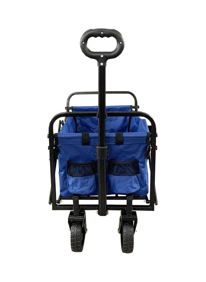 Folding Wagon  For Outdoor Utility Blue/Black 87x72x40cm
