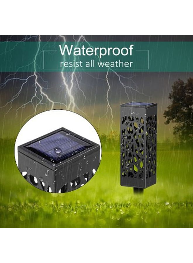 LED Waterproof Outdoor Solar Lamp Warm White 6x6x28.5cm