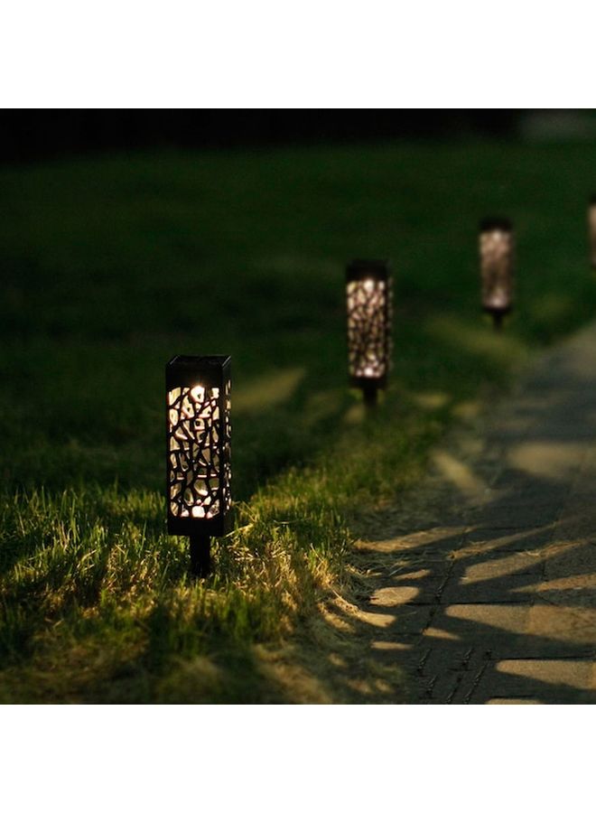 LED Waterproof Outdoor Solar Lamp Warm White 6x6x28.5cm