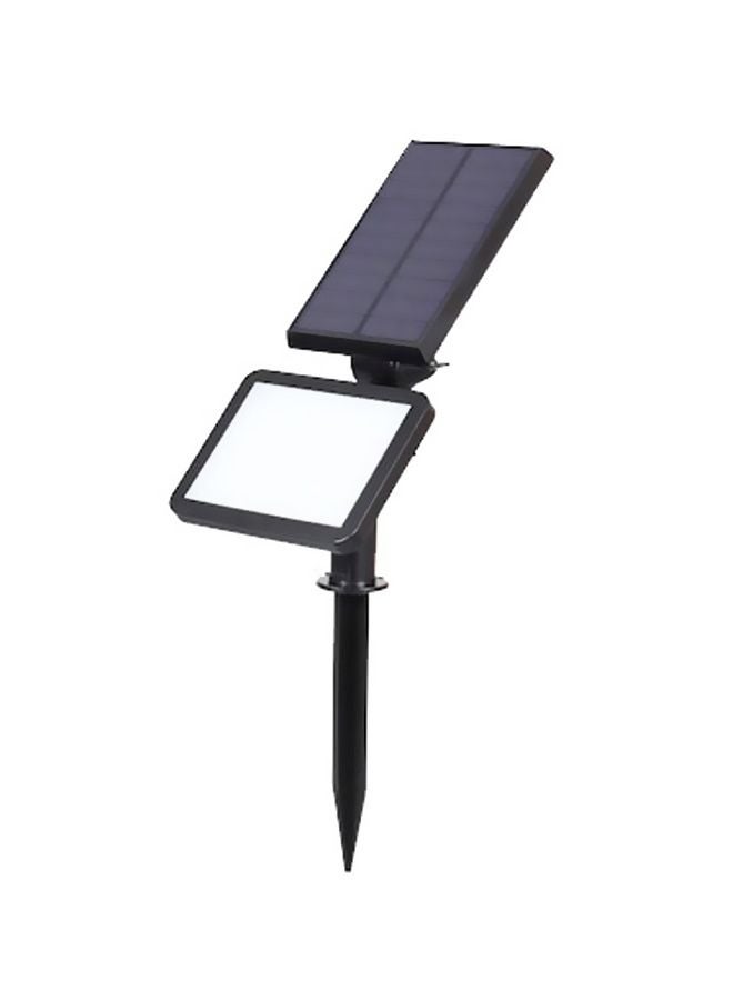 LED Waterproof Outdoor Solar Lamp White 4.7x3.7x7inch