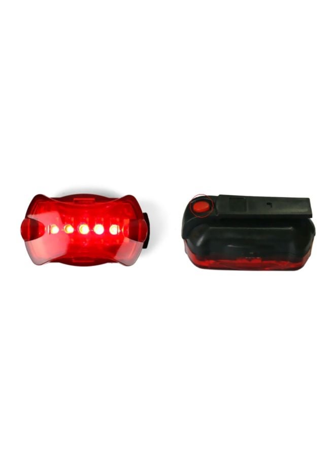 Waterproof LED Rear Tail For Bike Red 6.8x3.9x2centimeter