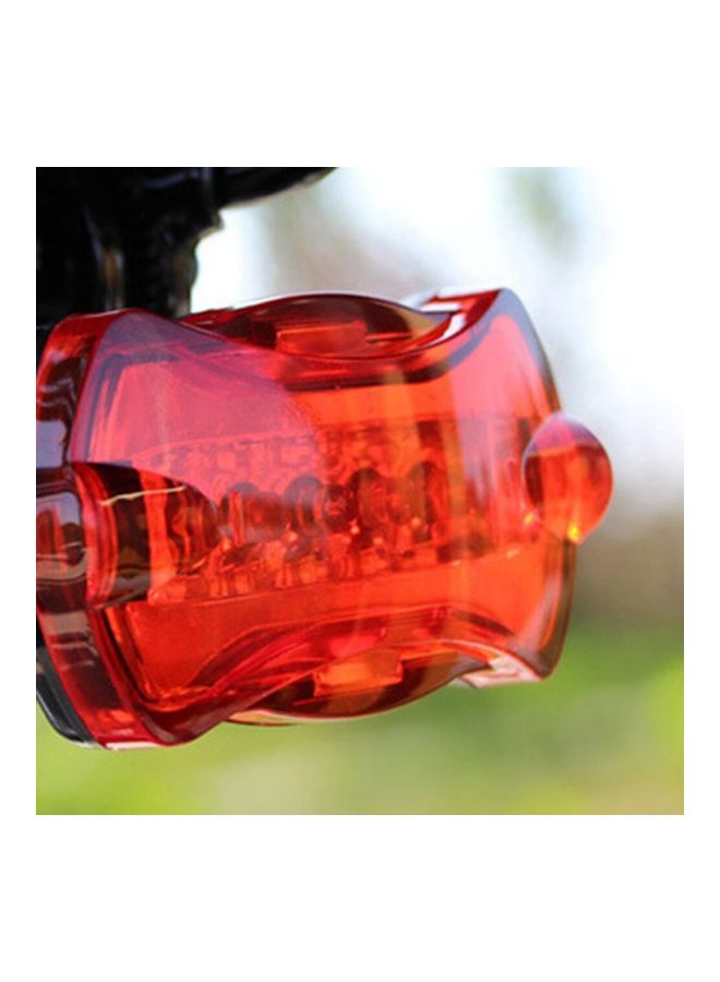 Waterproof LED Rear Tail For Bike Red 6.8x3.9x2centimeter