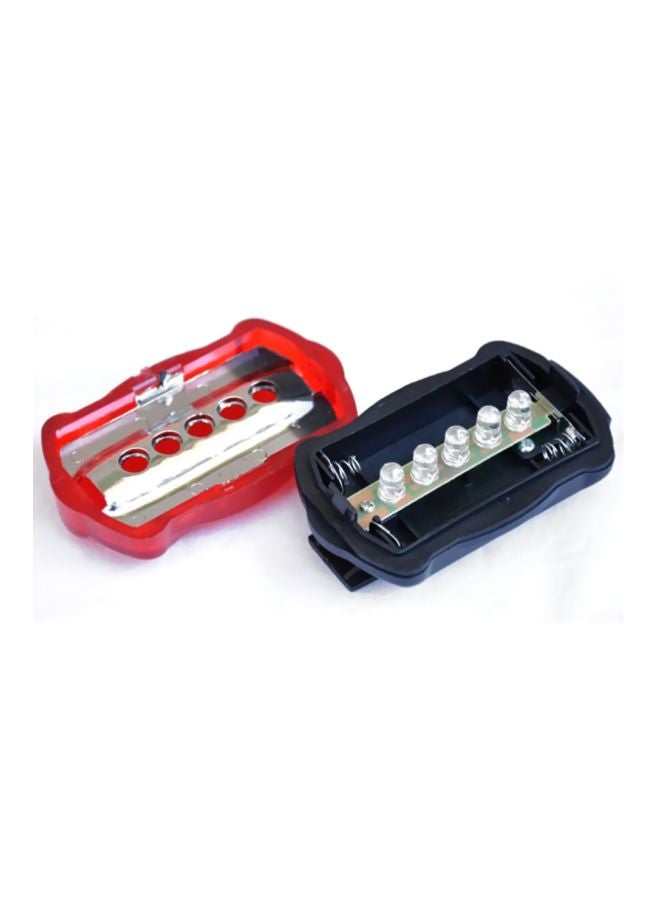 Waterproof LED Rear Tail For Bike Red 6.8x3.9x2centimeter