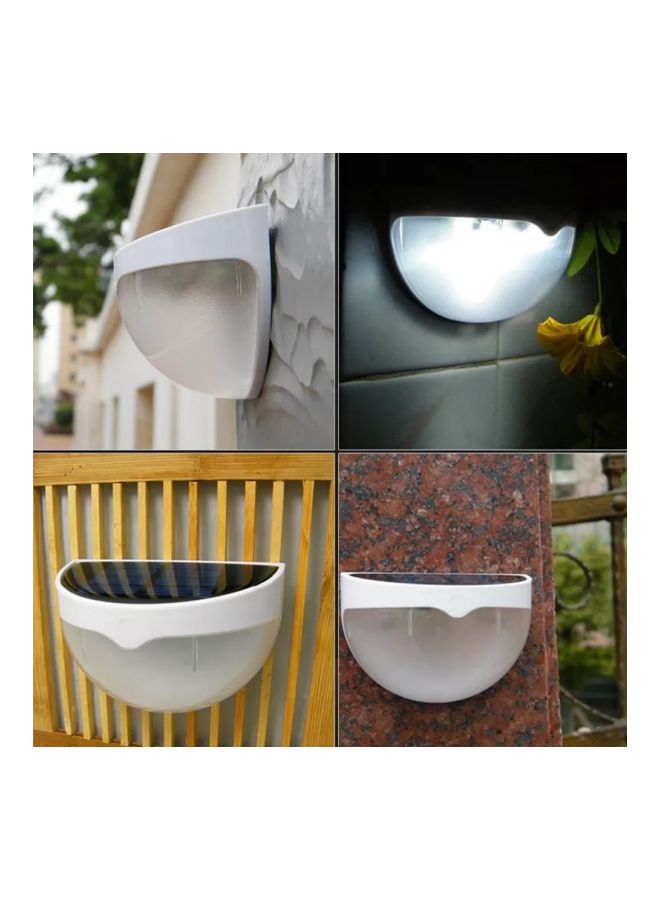 LED Solar Lamp White 10x7x5.6centimeter