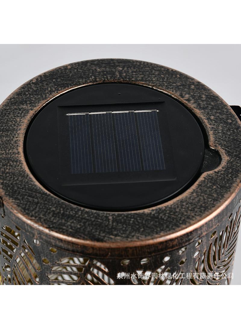 Outdoor Courtyard Solar Observation Light Decoration Atmosphere Hollow Hanging Lamp