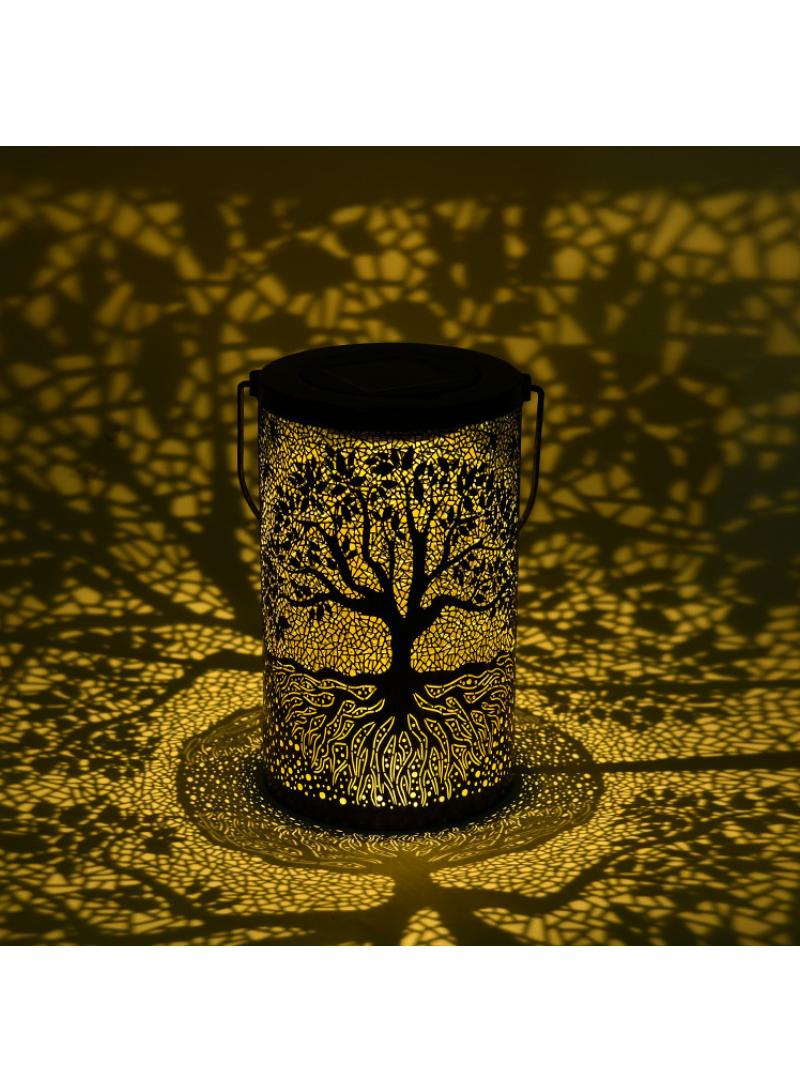 Outdoor Courtyard Solar Observation Light Decoration Atmosphere Hollow Hanging Lamp