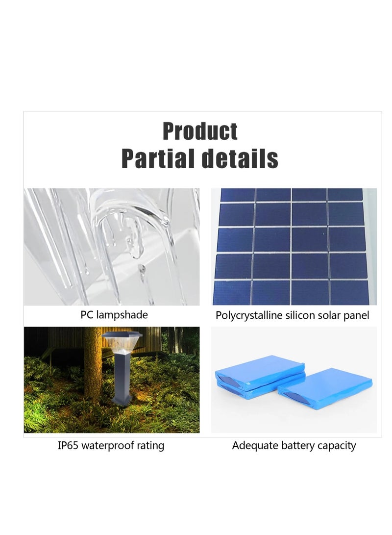 Solar Powered Courtyard Lawn Light Outdoor Waterproof Villa Garden Landscaping Household Yard Minimalist Light