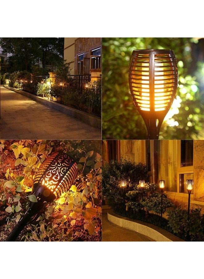 2 Pieces Solar Garden Flashlight Solar Garden Lights  Waterproof Rating Warm Light