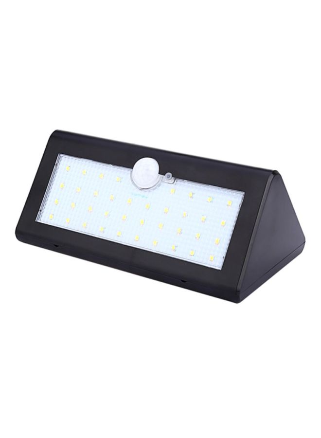 38 Led Solar Human Body Induction Lamp, White Light Grey/Clear 21x11.5x8.5cm