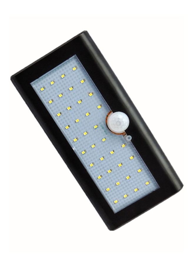 38 Led Solar Human Body Induction Lamp, Warm Light Black/Blue/Clear 21x11.5x8.5cm