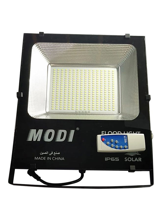 Solar Led Flood Light White/Black 380x350x75mm