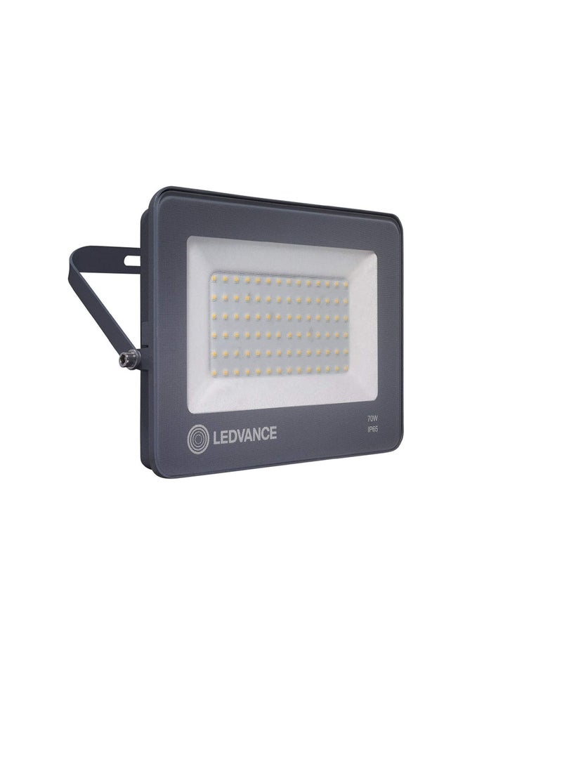 LEDVANCE ECO LED Flood Floodlight 70W Car Park/Security/Architectural Light Weight Slim Design IP65 Water Resistance Day Light 5950lm 6500k , LEDV-ECO-FL-70W-DL