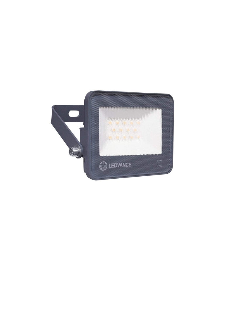 LEDVANCE Outdoor/Indoor ECO LED Flood Floodlight Luminaires 10W, Car Park/Security/Architectural, Light Weight, Slim Design, IP65 Water Resistance, Day Light, 850lm, 6500k, LEDV-ECO-FL-10W-DL