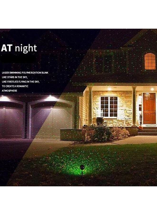 Outdoor Shower Laser Fairy Projector Light Black 37.5x13.2x37.5cm