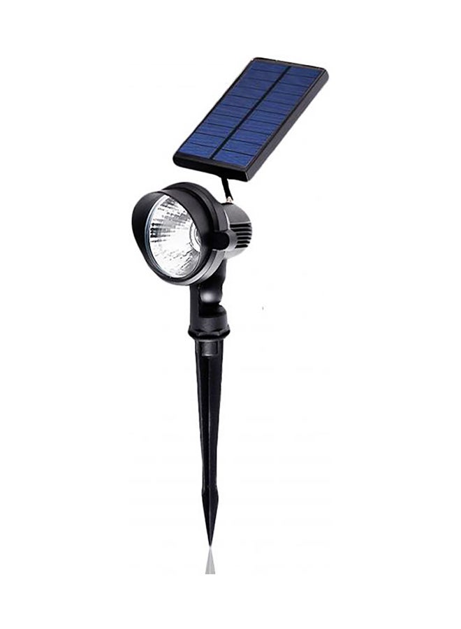 Solar Power Garden Spot Light Black/White/Blue 15 x 12cm